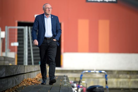 Borgmester Mogens Jespersen er klar til fire år mere - så er han tæt på 70 og vil takke af i lokalpolitik. Foto: Bo Lehm <i>Bo Lehm</i>