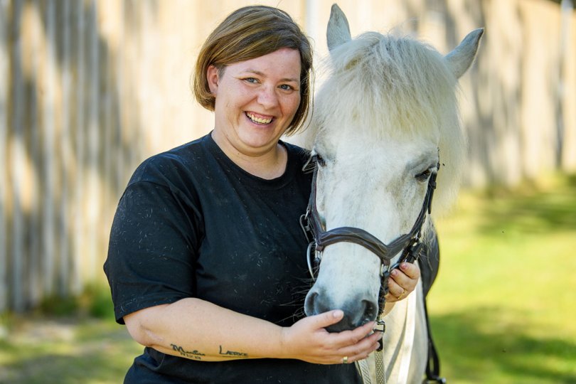 Camilla Jensen har i sin barselsperiode startet en ny forretning op, hvor hun drømmer om at hjælpe psykisk sårbar. Foto: Henrik Bo. <i>Foto: Henrik Bo</i>