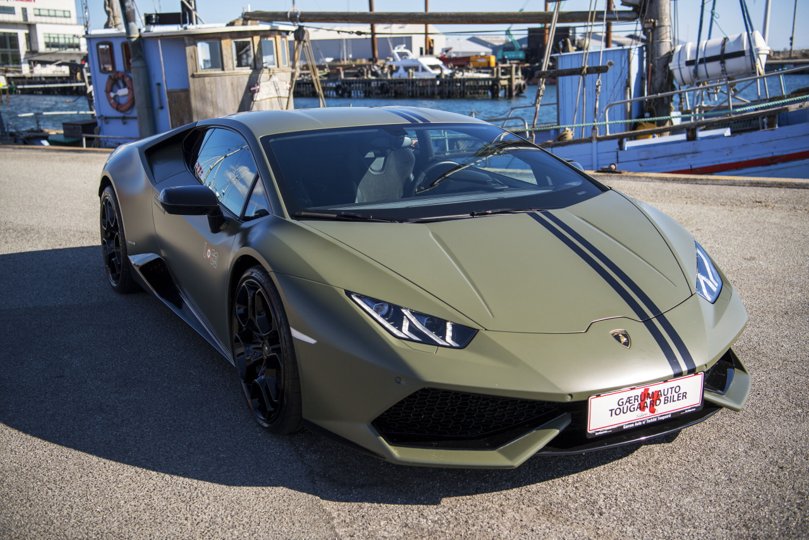Lamborghini Huracan Avio er designet som en hyldest til det italienske flyvvåben. Modellen kom i 2017 og er kun fremstillet i 250 eksemplarer. Arkivfoto: Kim Dahl Hansen <i>Foto: Kim Dahl Hansen</i>