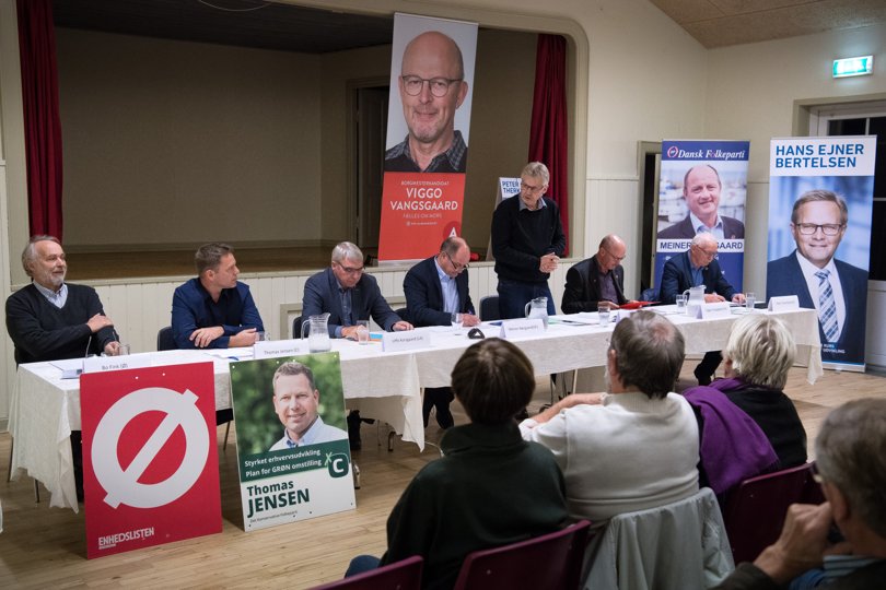 Vælgermøde i Erslev op til Kommunalvalg 2017. Arkivfoto: Bo Lehm