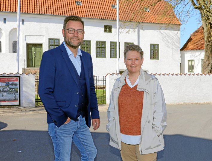 De to vil stå på stemmesedlen under liste A i Morsø Kommune 16. november: Gruppeformand Tore Müller og det nye navn Karin Villadsen. Privat foto