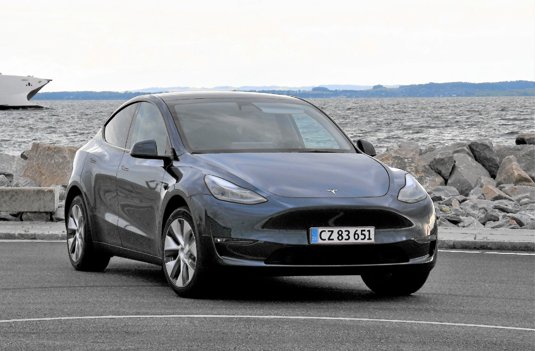 Tesla Model Y - Ligger på en flot 2. plads i indregistrerede biler december 2021 i Nordjylland. Foto: Christian Schacht <i>Christian Schacht</i>