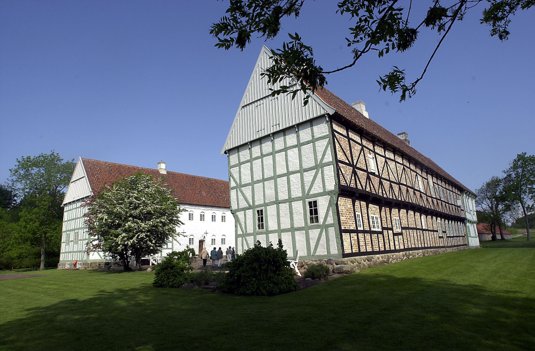 Lyndrupgaard er fredet, blandt andet fordi bindingsværk formentlig det ældst bevarede bindingsværk i Nordjylland. Arkivfoto: Morten Dueholm