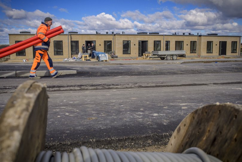 Der bygges på livet løs i Klarup i øjeblikket - så meget, at samrådet er lidt nervøs for, om infrastrukturen kan følge med. Foto: Marin Damgård