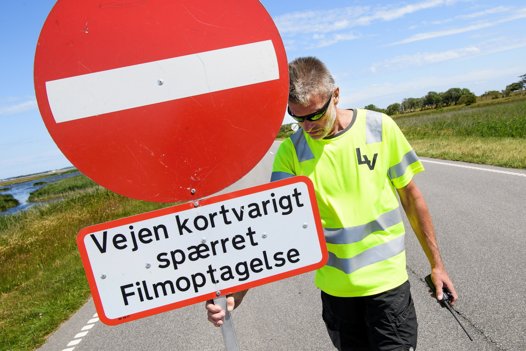 Et stort bilmærke skyder reklamebilleder af ny bilmodel på smukke Nordmors. <i>Foto: Henrik Bo</i>