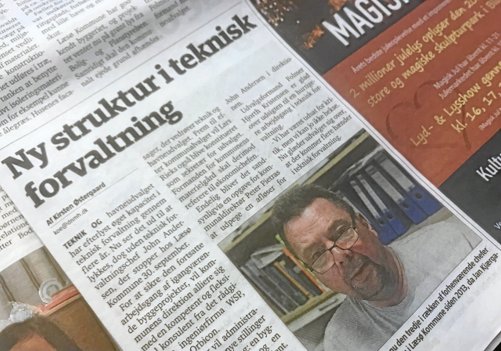 John Andersen fratrådte ved udgangen af september som chef for teknisk forvaltning i Læsø Kommune.