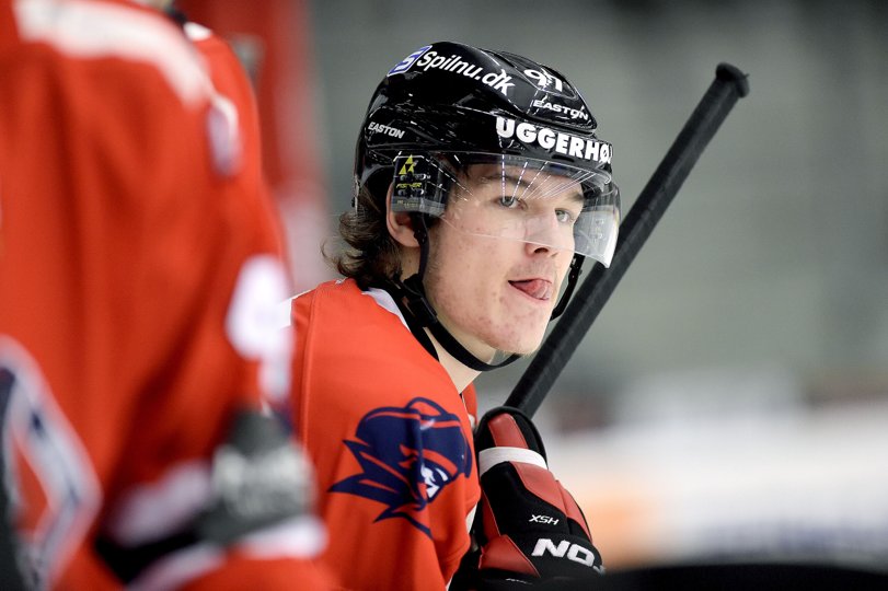 Oliver Anker Christensen har fået sin ishockeyopvækst i Aalborg, men i den kommende sæson skal han spille for rivalerne i Frederikshavn. Arkivfoto: Lars Pauli <i>Lars Pauli</i>