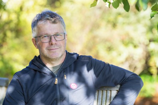 Flemming Larsen er uddannet elektriker og installatør. Han har i de sidste 25 år arbejdet i sundhedsvæsnet og er i dag ansat på Viborg Sygehus. <i>Foto: Kim Dahl Hansen</i>