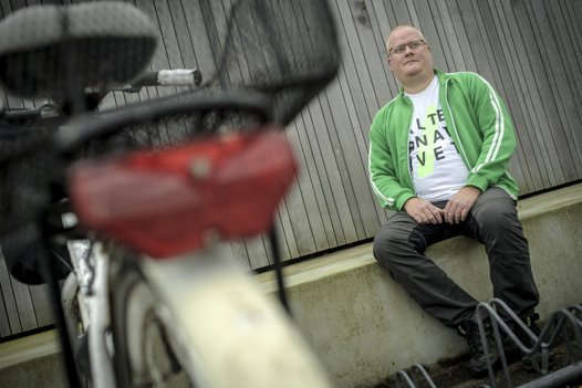 Det er første gang Jens Harder stiller op til valget. Han står både på stemmesedlen til kommunalvalget i Aalborg og til regionsrådsvalget. Foto: Martin Damgård