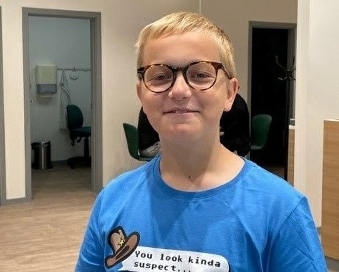 Nu kan Rasmus se klart igen. Det kunne han ikke, da han tabte sine forrige briller i Vesterhavet ved stranden i Blokhus.