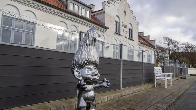 Efter en festlig tur til Frederikshavn er den store trold tilbage på sin plads. Arkivfoto: Henrik Louis <i>Foto:Henrik Simonsen</i>