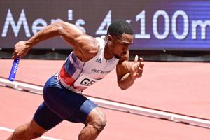 Storbritannien fratages OL-sølvmedalje i stafetløb