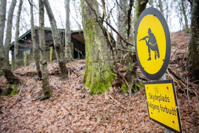 Skydebanen i Tolne Skov skal i brug igen, hvis det står til Hjørring Jagtforening. Foto: Henrik Bo <i>Foto: Henrik Bo</i>