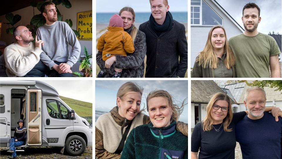 Udkantskommuner elsker at få fortalt om børnefamilier, der flytter til. Collage: Jette Klokkerholm