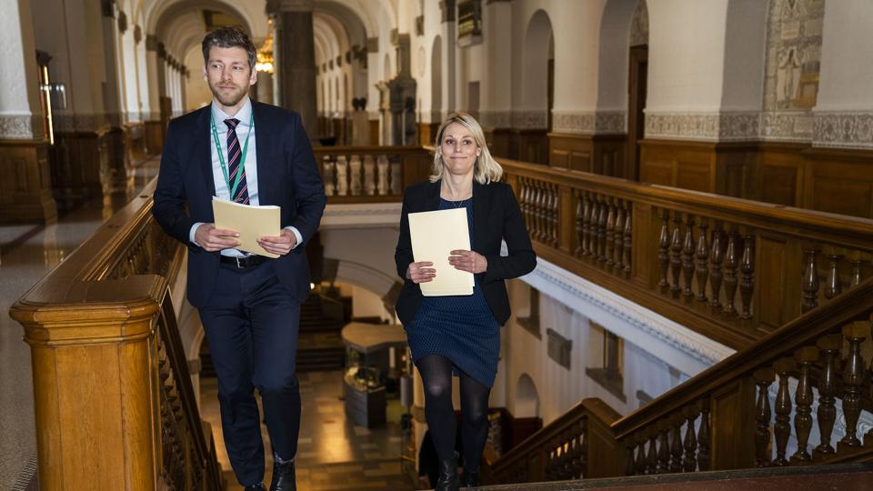 Daværende forsvarsminister Trine Bramsen (S) måtte i 2021 stoppe kontrakten med ISS, fordi der var så mange klager over selskabet fra Forsvarets ansatte. <i>Martin Sylvest/Ritzau Scanpix</i>