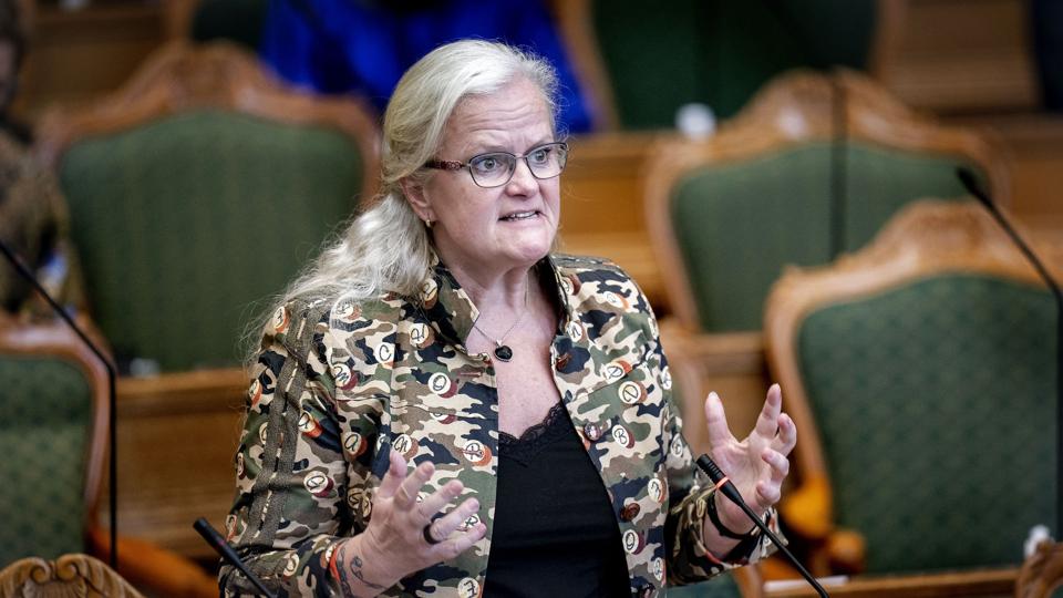 Liselott Blixt forklarer mandag, at hun har mistet tilliden til Morten Messerschmidt som formand. Blandt andet fordi interne magtspil og lækager ikke er blevet stoppet. (Arkivfoto) <i>Liselotte Sabroe/Ritzau Scanpix</i>