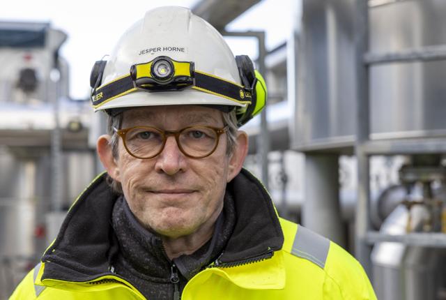 Jesper Horne startede 1. februar som direktør hos Sindal Biogas A/S. Han var tidligere ansat hos Total (der tidligere hed Mærsk) og har haft forskellige senior operations stillinger de seneste 20 år. Foto: Kim Dahl Hansen