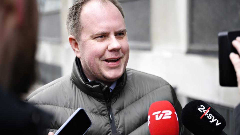 Martin Henriksen vil ikke bekræfte, at han har indsendt en ansøgning om et nyt partinavn til Indenrigsministeriet. (Arkivfoto) <i>Philip Davali/Ritzau Scanpix</i>