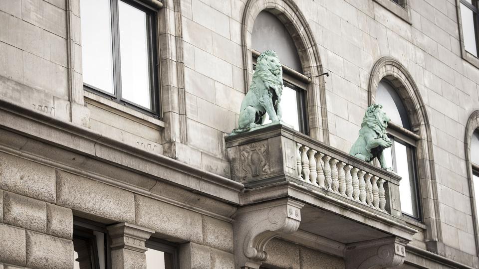 Københavns Andelskasse valgte i sensommeren 2017 at flytte fra Hellerup til hjertet af København som et symbolsk opgør med fortiden. Andelskassen fik domicil på Gammeltorv. Men året efter var det slut. (Arkivfoto). <i>Mads Joakim Rimer Rasmussen/Ritzau Scanpix</i>