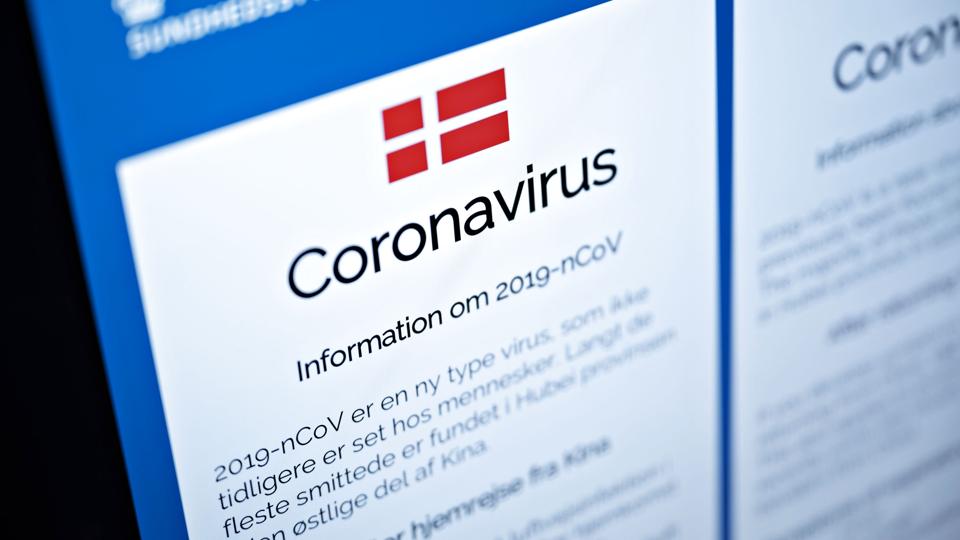 20 dage før den første dansker fik konstateret coronavirus den 27. februar 2020, udsendte Sundhedsstyrelsen plakater og informationsmateriale i danske lufthavne om det nye virus. (Arkivfoto). <i>Philip Davali/Ritzau Scanpix</i>