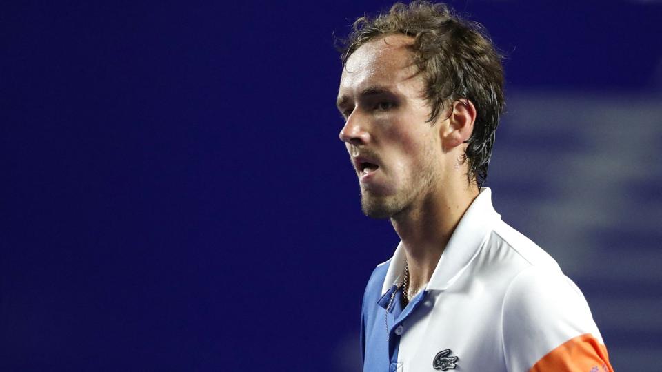 Russiske Daniil Medvedev indtog for nylig pladsen som verdens bedst rangerede spiller i herretennis. (Arkivfoto) <i>Henry Romero/Reuters</i>