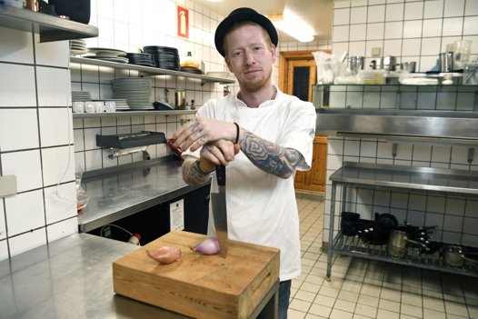 Peter Kjeldgaard har reddet sin omsætning i januar på monsterburgeren. Men det har også kostet ham en shitstorm. Foto: Henrik Louis <i>Foto:Henrik Simonsen</i>