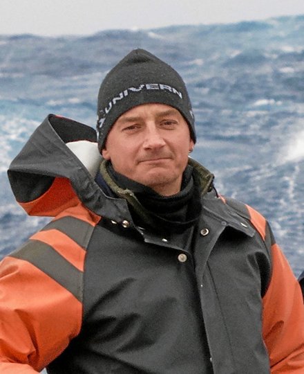 41-årige Ulrich Skovbo-Johannesen bliver ny kaptajn på skoleskibet Danmark. Privatfoto