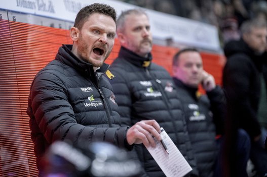 Resultaterne går den rigtige vej for Garth Murray og Aalborg Pirates i øjeblikket. Foto: Lars Pauli <i>Foto: Lars Pauli</i>