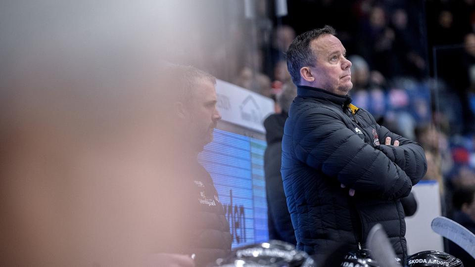 Sportschef og assisterende træner for Aalborg Pirates, Ronny Larsen, er fortrøstningsfuld forud for slutspillet. Arkivfoto: Lars Pauli <i>Foto: Lars Pauli</i>