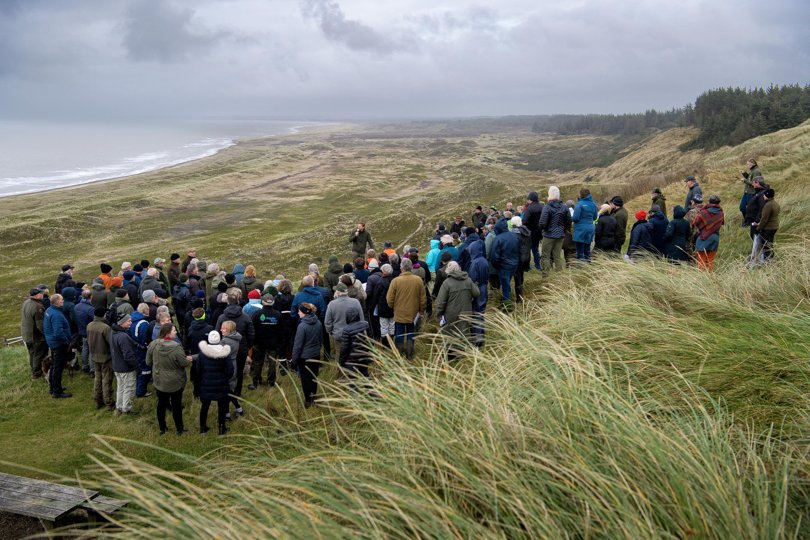 10. november blev der afholdt et offentligt orienterings- og debatmøde ved Bulbjerg om planerne om en mulig naturnationalpark i området. Arkivfoto: Bo Lehm