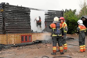 Træhus stod ikke til at redde: Brændt ned til grunden