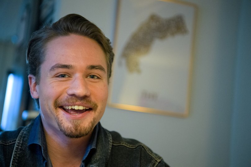 Magnus Sandvad Thorhauge debuterer med "Anker", en 30 minutter lang fortælling om en mands ensomhed. Foto Bo Lehm <i>Bo Lehm</i>