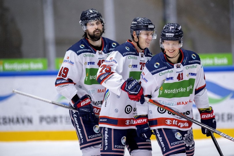 Frederikshavn White Hawks fik vendt 0-3 til 4-3. Arkivfoto: Lars Pauli. <i>Foto: Lars Pauli</i>
