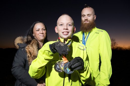 Daniel Jensen har løbet 89 halvmaratoner. Man får en medalje efter at have fuldendt et løb, og derfor har han 89 medaljer til at hænge derhjemme.