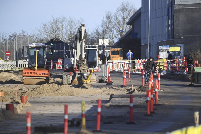 Konkursen hos entreprenørvirksomheden Barslund lammede arbejde med to Plusbus-etaper, men i næste uge mødes parterne, og hvis det går efter planen, har projektchef et bud på, hvornår arbejdet kan genoptages. Arkivfoto: Henrik Louis
