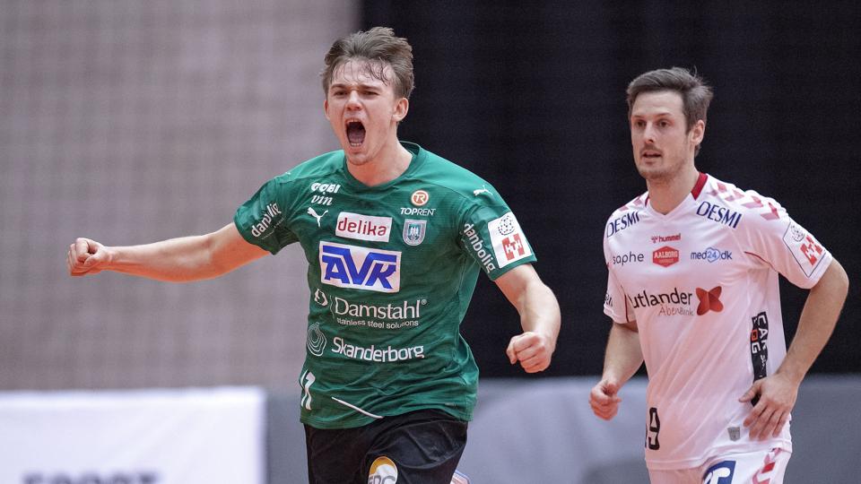 Skanderborgs 20-årige playmaker Thomas Arnoldsen er for første gang udtaget til A-landsholdet. (Arkivfoto) <i>Bo Amstrup/Ritzau Scanpix</i>