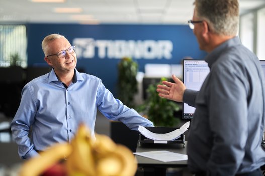 Fra Tibnors kontor. Foto: Kasper Lau v/ Lau Fotografi.