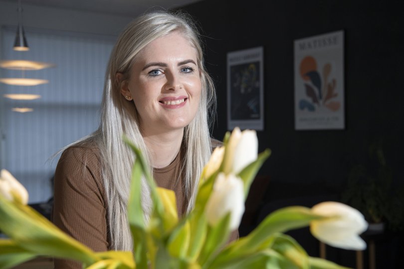 Som barn ville Louise Bennedsen hellere bruge timevis på at indrette sit værelse end tage med sin søster ud for at strigle hesten. Og interessen for indretning holder ved. Foto: Bente Poder