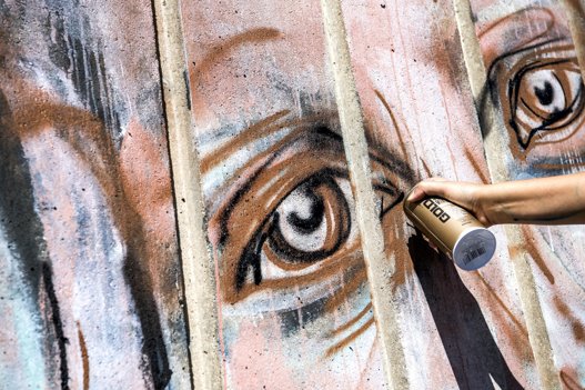 Aalborg bugner efterhånden af spændende street art. Så meget, at internationale medier også har fået øje på fænomenet. Arkivfoto: Laura Guldhammer <i>Laura Guldhammer</i>