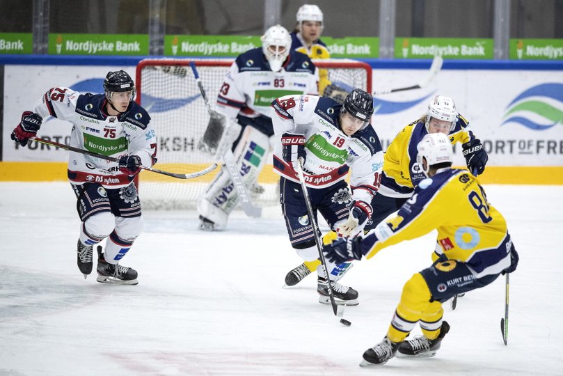 Frederikshavn White Hawks tabte efter straffeslag til Esbjerg. Foto: Torben Hansen