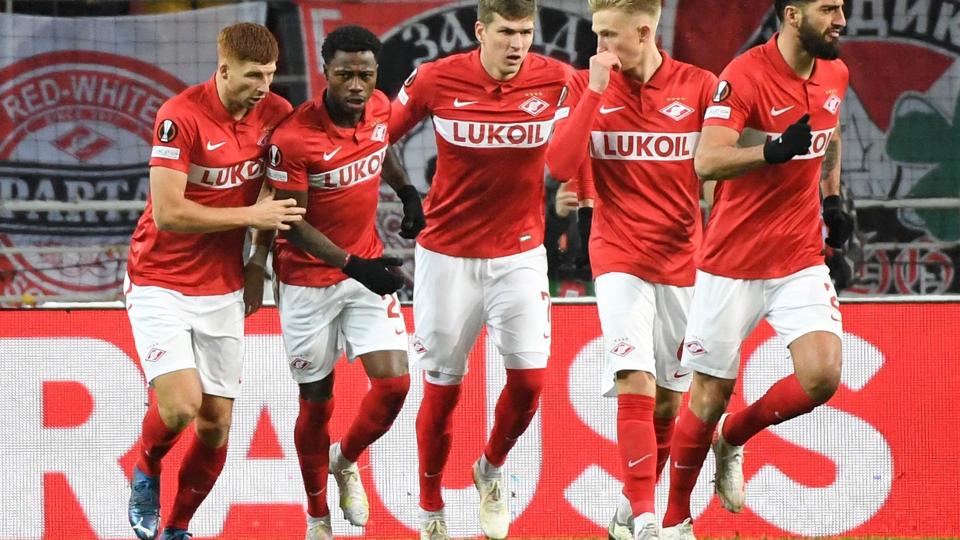Spartak Moskva spillede sig i efteråret videre fra gruppespillet, hvor klubben var i gruppe med blandt andet danskerklubben Leicester City. <i>Natalia Kolesnikova/Ritzau Scanpix</i>
