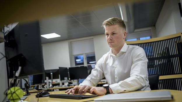 Der kom et helt bundt af akademikere. Kristian Lund Glyø var en af dem. <i>Martin Damgård</i>