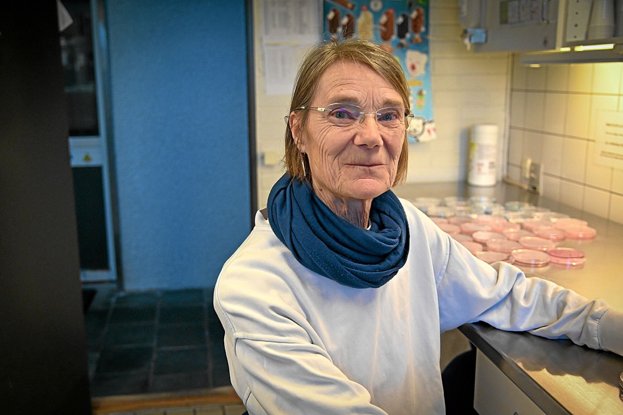 Jorna Tilsted Bennetsen kunne samtidigt med Dronningen fejre 50 års jubilæum og havde fredag sidste officielle arbejdsdag. Foto: Ole Iversen