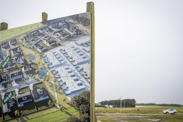 Rækkehuse er populære som aldrig før - men i Mariagerfjord Kommune træder politikerne hårdt på bremsen. Foto: Martin Damgård