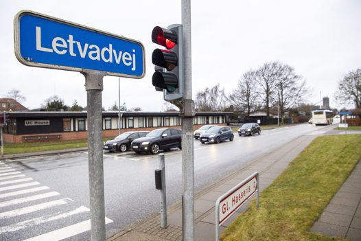 Letvadvej bruges blandt andet af de bilister, der kommer fra Ny Nibevej og vil ind til City Syd. Når arbejdet står på, skal de forvente mere kø eller finde andre veje. Foto: Kim Dahl Hansen <i>Foto: Kim Dahl Hansen</i>