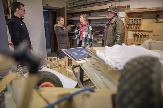 Friskolens sløjdlokale har næsten stået ubenyttet hen siden de sidste elever forlod skolen i august 2019. Foto: Martin Damgård