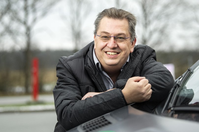Torben Dahl er normalt en rolig fyr, der er nede på jorden. Men da han mødte dronningen, blev han starstruck. <i>Foto: Henrik Bo</i>