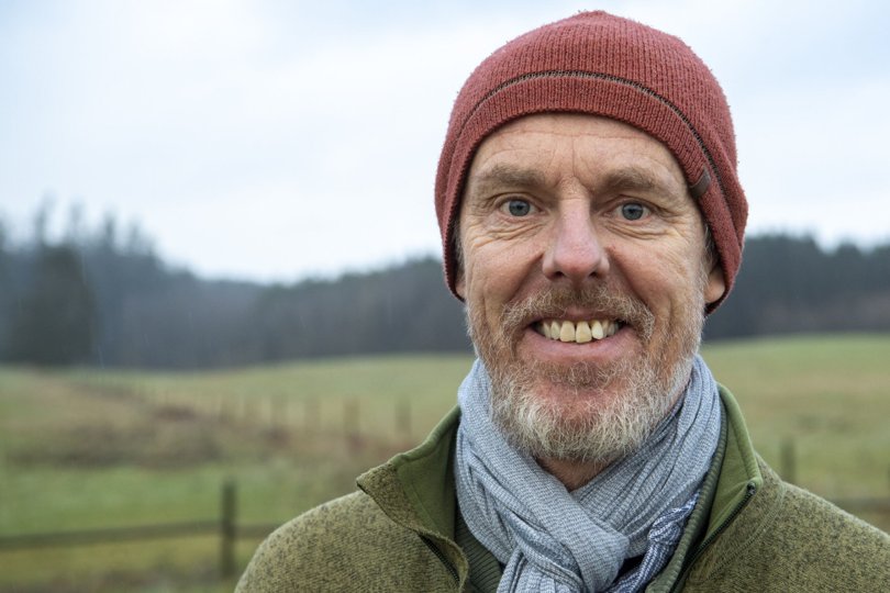 Søren Norlander blev træt af de mange højhusbyggerier, og derfor besluttede han sig for at blive en del af levefællesskabet, Lindemosehuse. Foto: Kim Dahl Hansen <i>Foto: Kim Dahl Hansen</i>