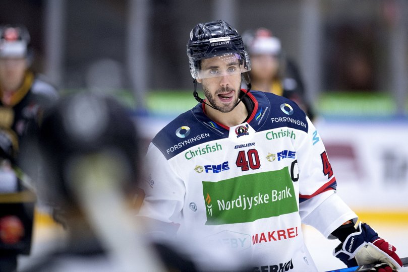 White Hawks-kaptajnen håber på at blive udtaget til vinter-OL. Foto: Lars Pauli <i>Foto: Lars Pauli</i>