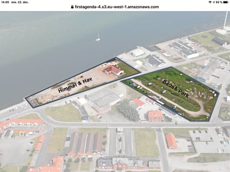 I første omgang laves der en rekreativ plads og opbevaring af både - bagefter kommer der boliger i området